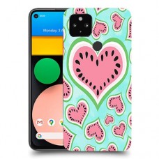 אבטיח אהבה כיסוי מגן קשיח מעוצב ל Google Pixel 4a יחידה אחת סקרין מובייל