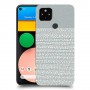 נקודות לבנות אפור כיסוי מגן קשיח מעוצב ל Google Pixel 4a יחידה אחת סקרין מובייל