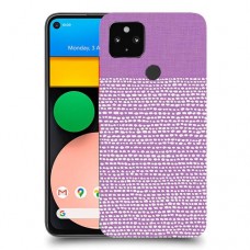 נקודות לבנות בסגול כיסוי מגן קשיח מעוצב ל Google Pixel 4a יחידה אחת סקרין מובייל