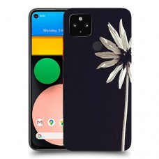 פרח לבן כיסוי מגן קשיח מעוצב ל Google Pixel 4a יחידה אחת סקרין מובייל