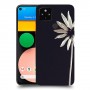 פרח לבן כיסוי מגן קשיח מעוצב ל Google Pixel 4a יחידה אחת סקרין מובייל