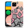 זאברה ריבועים כיסוי מגן קשיח מעוצב ל Google Pixel 4a יחידה אחת סקרין מובייל