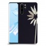 פרח לבן כיסוי מגן קשיח מעוצב ל Huawei P30 Pro יחידה אחת סקרין מובייל