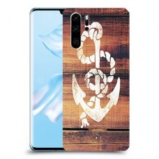 עוגן מעץ כיסוי מגן קשיח מעוצב ל Huawei P30 Pro יחידה אחת סקרין מובייל