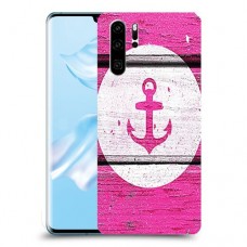 עוגן ורוד מעץ כיסוי מגן קשיח מעוצב ל Huawei P30 Pro יחידה אחת סקרין מובייל