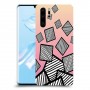 זאברה ריבועים כיסוי מגן קשיח מעוצב ל Huawei P30 Pro יחידה אחת סקרין מובייל