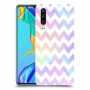 גיאומטריה פסטל כיסוי מגן קשיח מעוצב ל Huawei P30 יחידה אחת סקרין מובייל