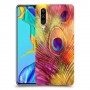 נוצת טווס כיסוי מגן קשיח מעוצב ל Huawei P30 יחידה אחת סקרין מובייל