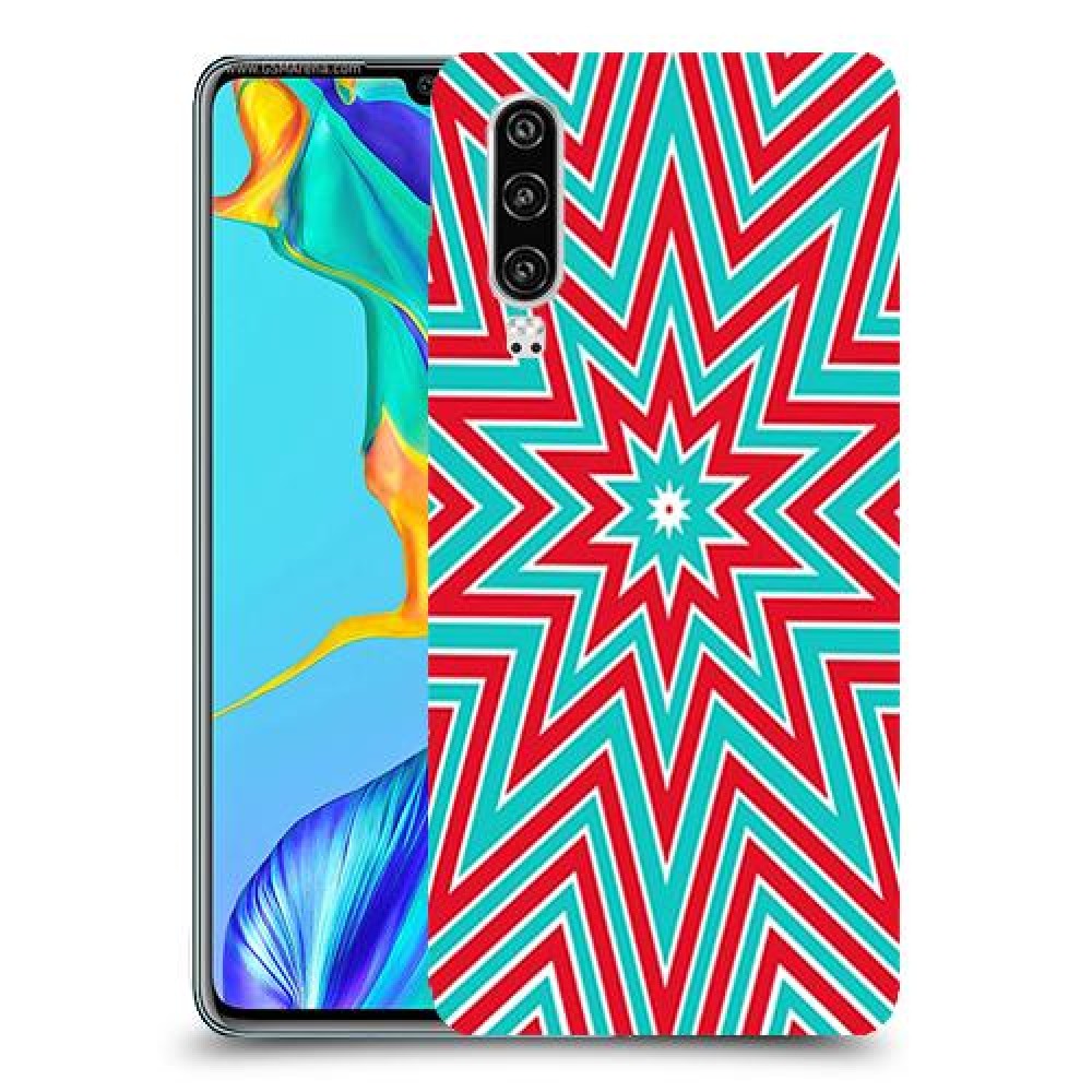צבעי שלג כיסוי מגן קשיח מעוצב ל Huawei P30 יחידה אחת סקרין מובייל