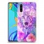 חתול מושלג כיסוי מגן קשיח מעוצב ל Huawei P30 יחידה אחת סקרין מובייל