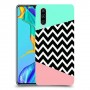 פסים במנטה ורוד כיסוי מגן קשיח מעוצב ל Huawei P30 יחידה אחת סקרין מובייל