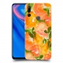 אפרסקים כתומים כיסוי מגן קשיח מעוצב ל Huawei Y9 Prime (2019) יחידה אחת סקרין מובייל