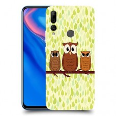 משפחת ינשוף כיסוי מגן קשיח מעוצב ל Huawei Y9 Prime (2019) יחידה אחת סקרין מובייל