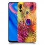 נוצת טווס כיסוי מגן קשיח מעוצב ל Huawei Y9 Prime (2019) יחידה אחת סקרין מובייל