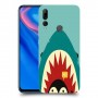 פינגווין בכריש כיסוי מגן קשיח מעוצב ל Huawei Y9 Prime (2019) יחידה אחת סקרין מובייל
