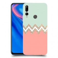 ורוד ירוק כיסוי מגן קשיח מעוצב ל Huawei Y9 Prime (2019) יחידה אחת סקרין מובייל