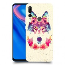 פיקסל וולף כיסוי מגן קשיח מעוצב ל Huawei Y9 Prime (2019) יחידה אחת סקרין מובייל