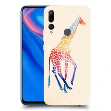 קשת ג 'ירפה כיסוי מגן קשיח מעוצב ל Huawei Y9 Prime (2019) יחידה אחת סקרין מובייל