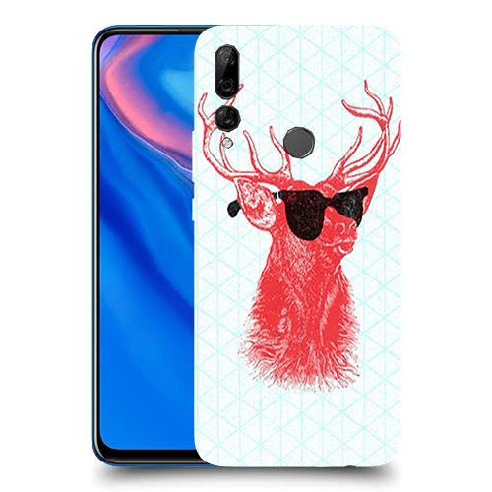 אדג אדום במשקפיים כיסוי מגן קשיח מעוצב ל Huawei Y9 Prime (2019) יחידה אחת סקרין מובייל