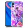 חתול מושלג כיסוי מגן קשיח מעוצב ל Huawei Y9 Prime (2019) יחידה אחת סקרין מובייל