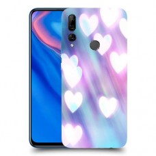 לבבות מעורפלים בכחול כיסוי מגן קשיח מעוצב ל Huawei Y9 Prime (2019) יחידה אחת סקרין מובייל