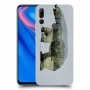 דוב לבן כיסוי מגן קשיח מעוצב ל Huawei Y9 Prime (2019) יחידה אחת סקרין מובייל