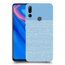 נקודות לבנות בכחול כיסוי מגן קשיח מעוצב ל Huawei Y9 Prime (2019) יחידה אחת סקרין מובייל