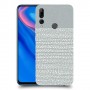 נקודות לבנות אפור כיסוי מגן קשיח מעוצב ל Huawei Y9 Prime (2019) יחידה אחת סקרין מובייל