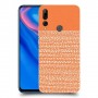 נקודות לבנות בכתום כיסוי מגן קשיח מעוצב ל Huawei Y9 Prime (2019) יחידה אחת סקרין מובייל