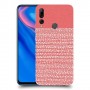 נקודות לבנות בורוד כיסוי מגן קשיח מעוצב ל Huawei Y9 Prime (2019) יחידה אחת סקרין מובייל