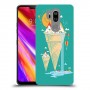 גלידה סאני כיסוי מגן קשיח מעוצב ל LG G7 ThinQ יחידה אחת סקרין מובייל