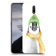 פינגווין בקור כיסוי מגן קשיח מעוצב ל Nokia 2.4 יחידה אחת סקרין מובייל
