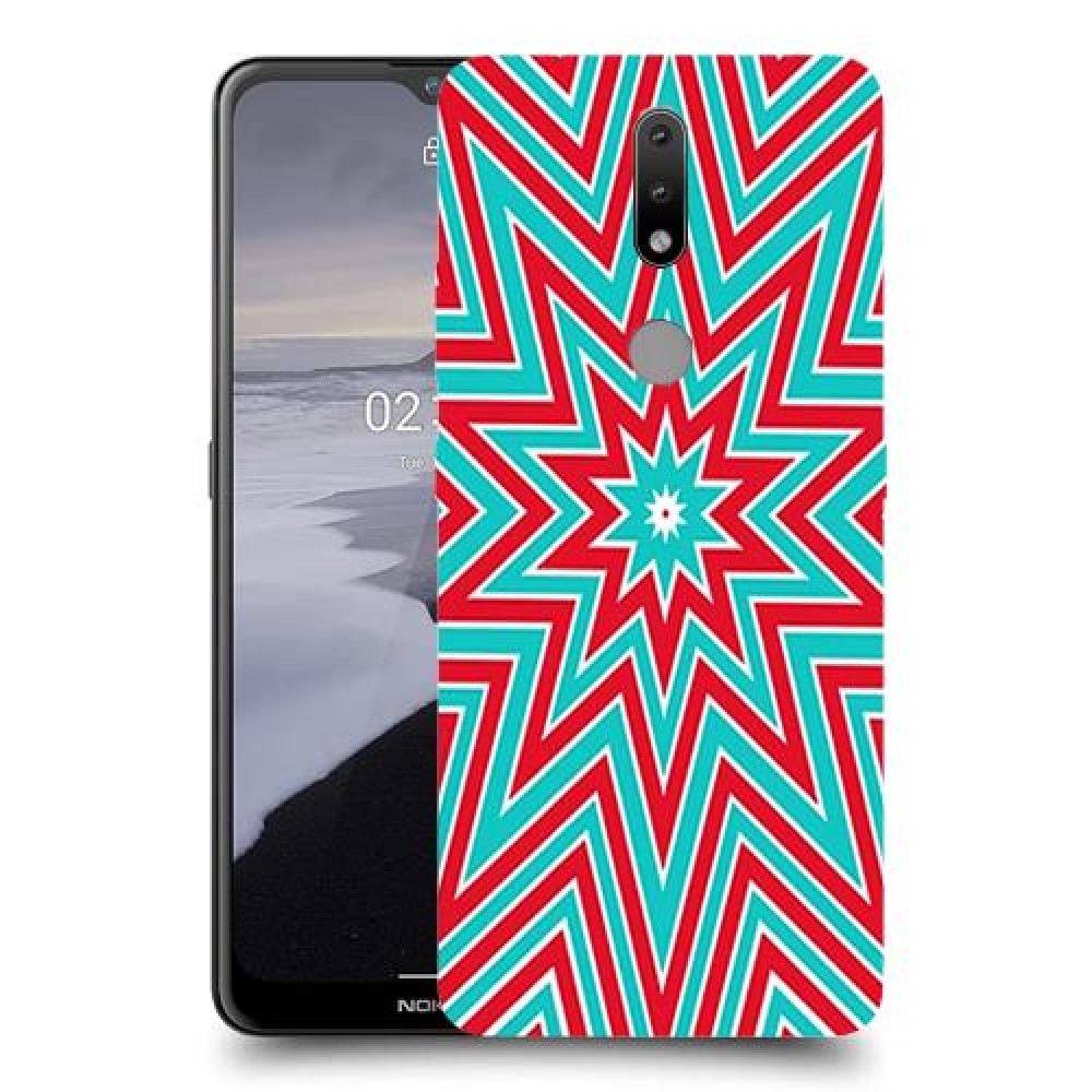 צבעי שלג כיסוי מגן קשיח מעוצב ל Nokia 2.4 יחידה אחת סקרין מובייל