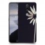 פרח לבן כיסוי מגן קשיח מעוצב ל Nokia 2.4 יחידה אחת סקרין מובייל