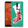 אהבה כיסוי מגן קשיח מעוצב ל Nokia 3.1 Plus יחידה אחת סקרין מובייל