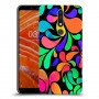 ניאון ורנזס כיסוי מגן קשיח מעוצב ל Nokia 3.1 Plus יחידה אחת סקרין מובייל