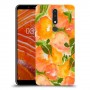אפרסקים כתומים כיסוי מגן קשיח מעוצב ל Nokia 3.1 Plus יחידה אחת סקרין מובייל