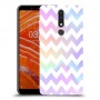 גיאומטריה פסטל כיסוי מגן קשיח מעוצב ל Nokia 3.1 Plus יחידה אחת סקרין מובייל