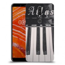 פסנתר Soul כיסוי מגן קשיח מעוצב ל Nokia 3.1 Plus יחידה אחת סקרין מובייל