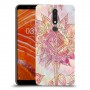 חמניות מוזרה סגולה כיסוי מגן קשיח מעוצב ל Nokia 3.1 Plus יחידה אחת סקרין מובייל