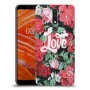 רוז אהבה כיסוי מגן קשיח מעוצב ל Nokia 3.1 Plus יחידה אחת סקרין מובייל