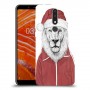 סנטה אריה כיסוי מגן קשיח מעוצב ל Nokia 3.1 Plus יחידה אחת סקרין מובייל