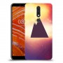 שטח פירמידים כיסוי מגן קשיח מעוצב ל Nokia 3.1 Plus יחידה אחת סקרין מובייל