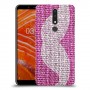 שפם סטוט כיסוי מגן קשיח מעוצב ל Nokia 3.1 Plus יחידה אחת סקרין מובייל