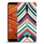 פסים בצבע כיסוי מגן קשיח מעוצב ל Nokia 3.1 Plus יחידה אחת סקרין מובייל