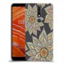 חמניות בשחור כיסוי מגן קשיח מעוצב ל Nokia 3.1 Plus יחידה אחת סקרין מובייל