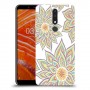 חמניות בלבן כיסוי מגן קשיח מעוצב ל Nokia 3.1 Plus יחידה אחת סקרין מובייל