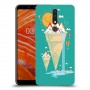 גלידה סאני כיסוי מגן קשיח מעוצב ל Nokia 3.1 Plus יחידה אחת סקרין מובייל