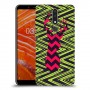 עניבה על גרין כיסוי מגן קשיח מעוצב ל Nokia 3.1 Plus יחידה אחת סקרין מובייל