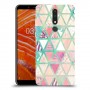 משולשים כיסוי מגן קשיח מעוצב ל Nokia 3.1 Plus יחידה אחת סקרין מובייל